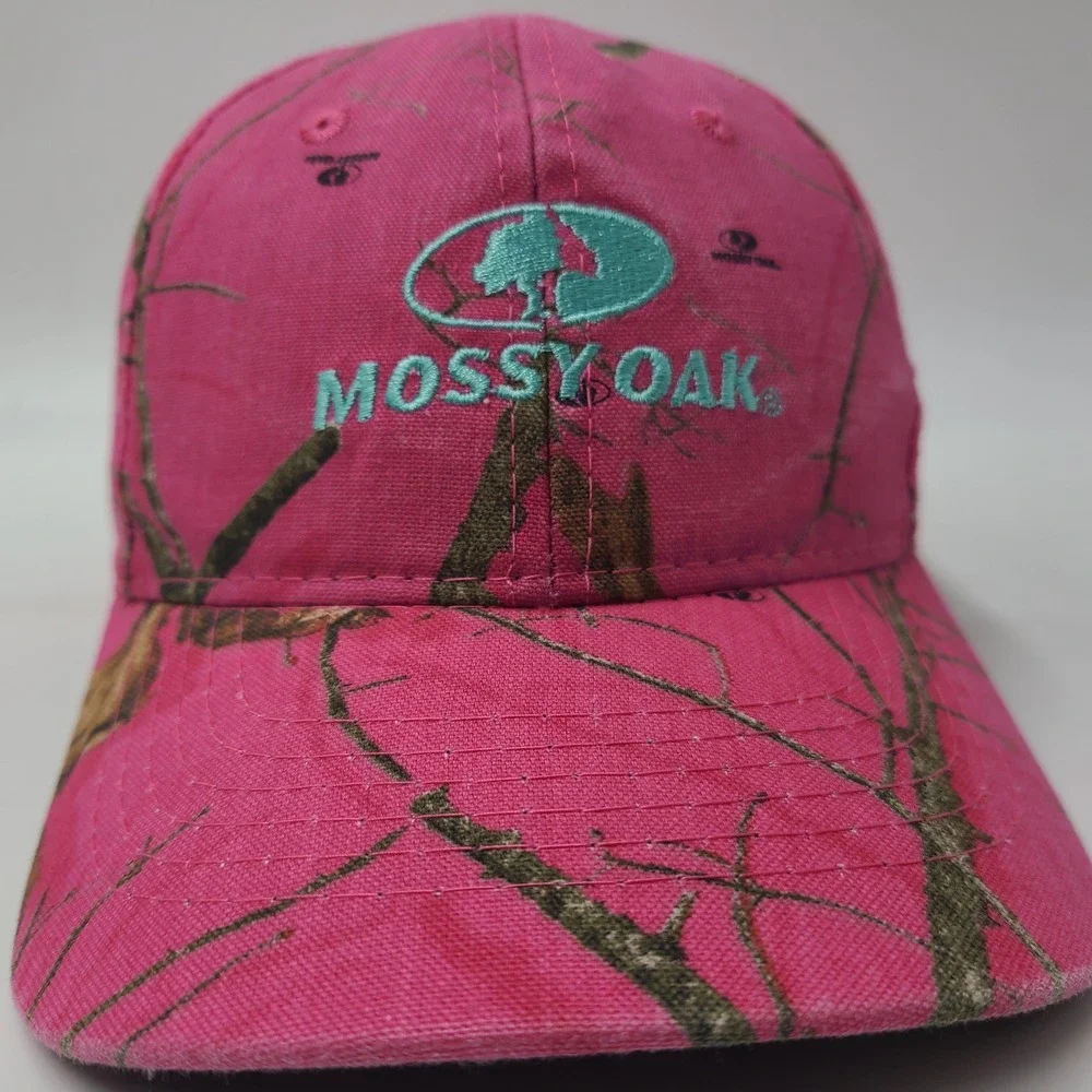 Women Mossy Oak Hat Adjustable Pink Camo‎ Hunt Fish Outdoors Tree Branch Print